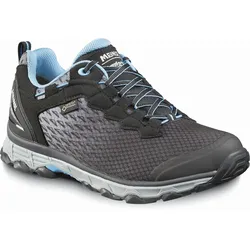 Meindl Damen Activo Sport GTX Wanderhalbschuh - 41.5 - schwarz/silber