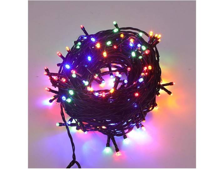 Lichtergirlande LED mehrfarbig MERRY 2090cm 3.6W schwarz