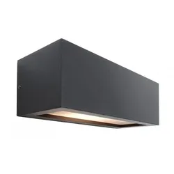 Deko-Light Wandaufbauleuchte Rilongo A E27 IP54 Basaltgrau 730330