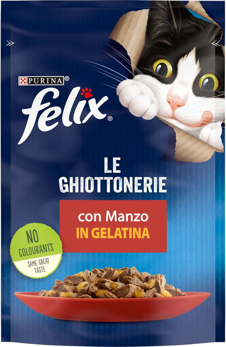Felix Le Ghiottonerie Cat Busta Multipack 26x85G MANZO