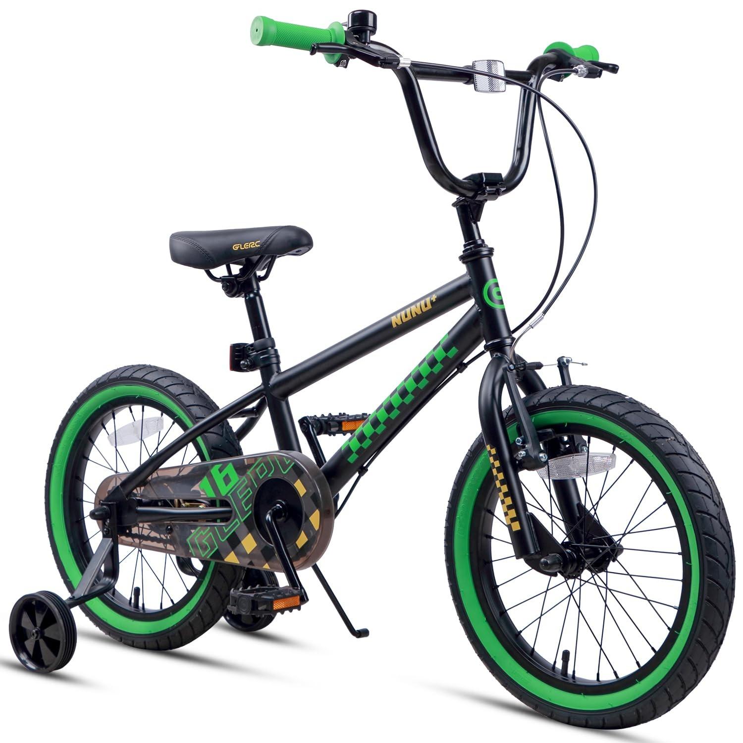 BMX-Stil Kinderfahrrad, 16 Zoll, mit Handbremsen und Stützrädern