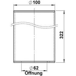 Albert Leuchten Rohrzylinder G 86 90260086
