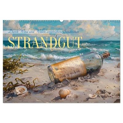 Strandgut (Wandkalender 2027 DIN A2 quer), CALVENDO Monatskalender