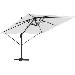 vidaXL Cantilever Roma Sonnenschirm in Sand 286x285x265 cm aus Aluminium
