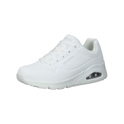Sneaker SKECHERS "Skechers Sneaker Lederimitat", Damen, Gr. 39, weiß, Lederimitat, Schuhe Sneaker