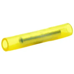 Klauke Stoßverbinder isoliert, 0,1 - 0,4mm2, gelb, 100 Stück