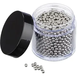 Relaxdays Reinigungsperlen 1000er Set Schwarz,Silber,Transparent