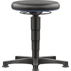 Drehhocker Bodengleiter Kunstleder Kunstleder schwarz Sitz-H.450-650mm BIMOS