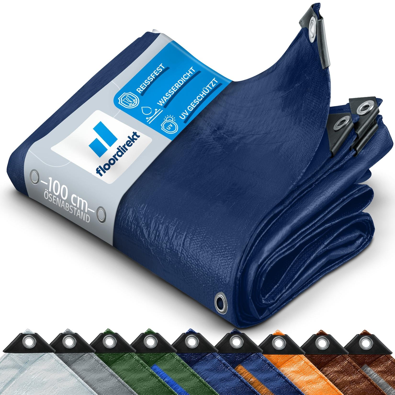 floordirekt Abdeckplane 240 g/m² Blau