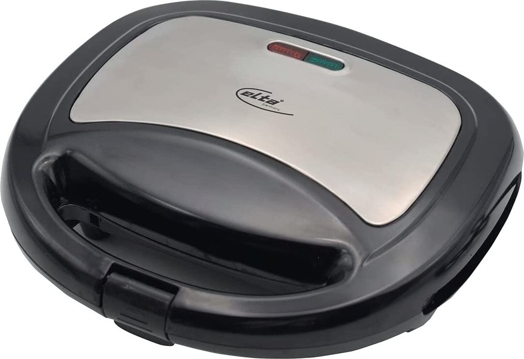 ELTA Sandwichtoaster ST-102, Roestvrij staal/Zwart