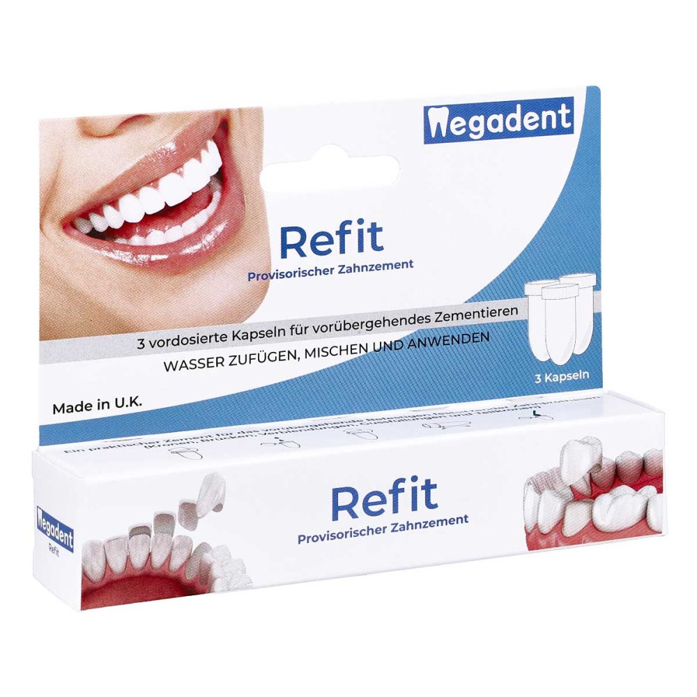 Megadent Deflogrip Gerhard Reeg GmbH Zahnzement für Kronen+Brücken 03149926