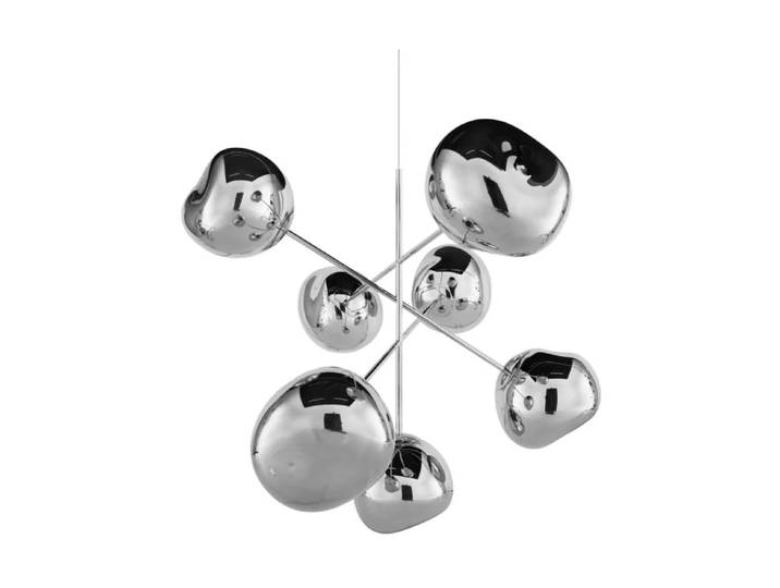 Tom Dixon Melt Chandelier large Kronleuchter LED 196 cm Silver