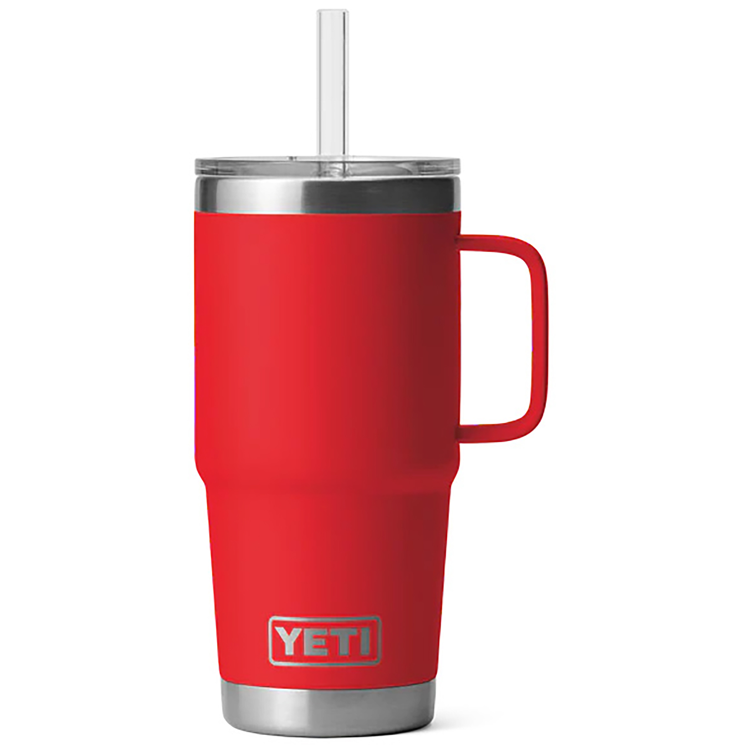 Yeti Rambler 25oz Straw Isolierbecher Isolierflaschen rot Größe 739ml Reise | Lifestyle