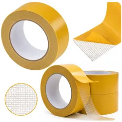 Doppelseitiges, verstärktes Montageklebeband 50 mm x 25 m