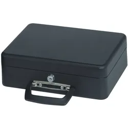 MAUL Geldkassette mit Euro-Zähl-Einsatz 30x25,5x9,3cm schwarz Packung mit 10 Stück