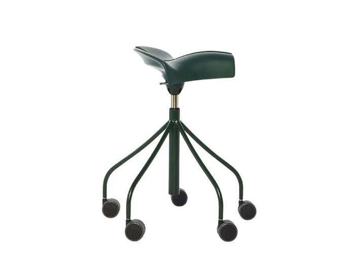 BD BARCELONA DESIGN tabouret BINARIA (Vert - polyuréthane / acier)
