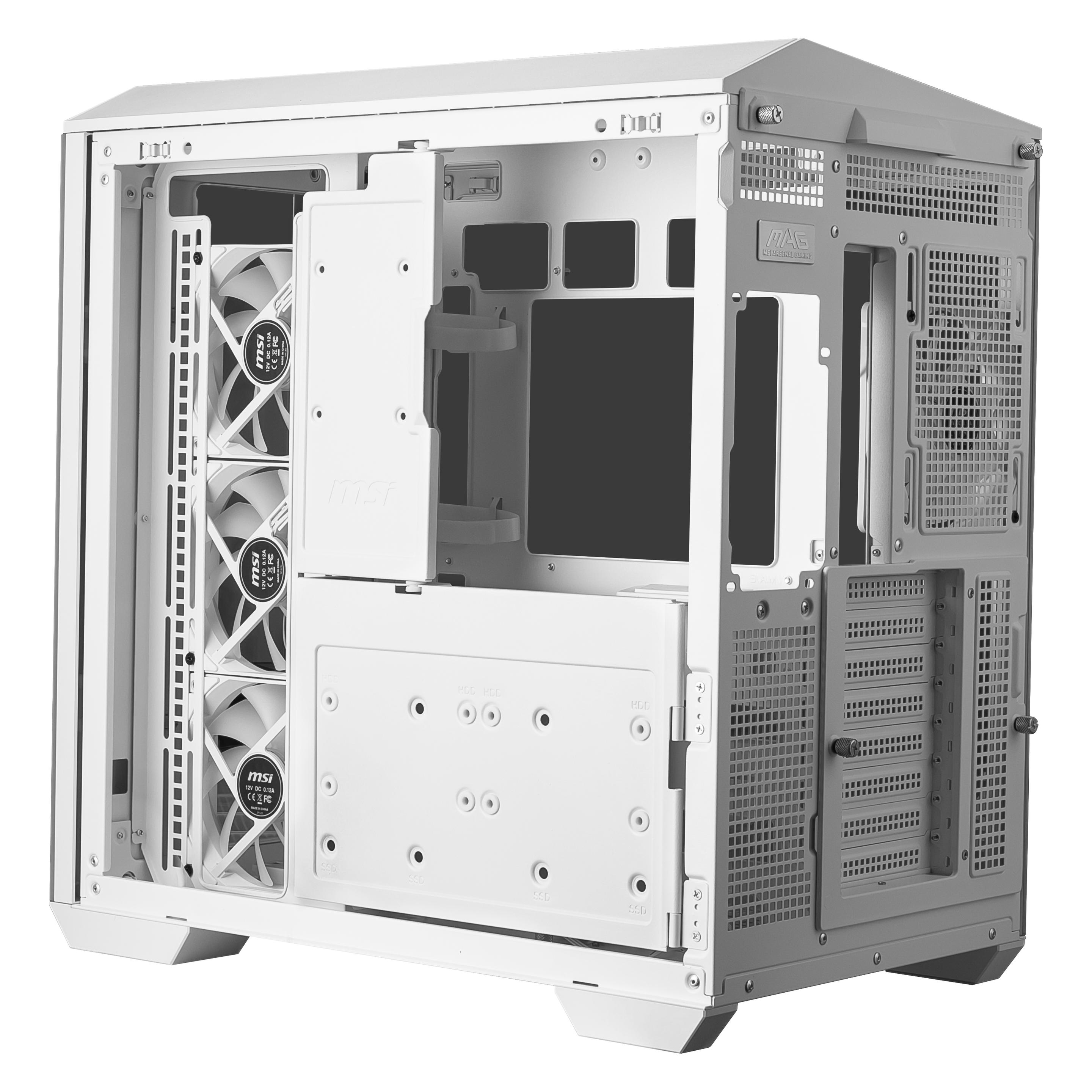 MSI MAG Pano 100R PZ (ATX, mATX, Mini-ITX) (MAG PANO 100R PZ WHITE)