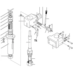 PROXXON 24304-71 Knebelschraube für PF400 / FF400