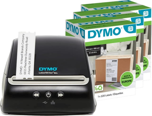 DYMO LabelWriter 5XL thermische labelprinter inclusief 3 extra labels