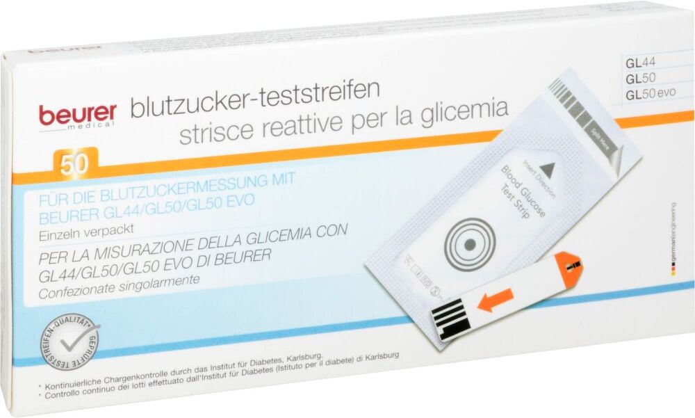 Beurer Gl44/gl50 Blutzucker-teststreifen Folie 50stk