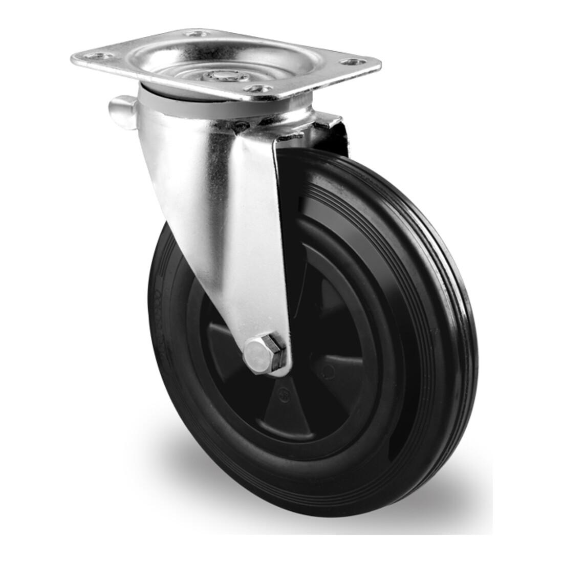 CASCOO Lenkrolle ø 200 mm Serie P4S4 Gleitlager (SWP58W0200P4S4P0N)
