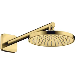 hansgrohe AXOR ShowerSolutions Duschkopf 220, 1 Strahlart, 35382990, Farbe: Polished Gold Optic
