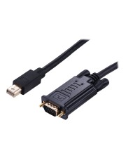ROLINE MiniDisplayPort Kabel MiniDP-VGA ST/ST 1.5m Digital/Display/Video 1,5 m (11.04.5976)