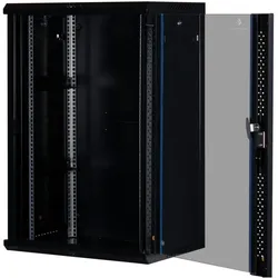 Rockstable 19" 18 HE 600x440x900mm (18 HE, 19 Zoll Rack), Serverschrank, Schwarz