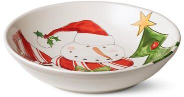 "Certified International Snowman Delight Serving Bowl 13in x 3in - 13"" L x 13"" W x 3"" H"