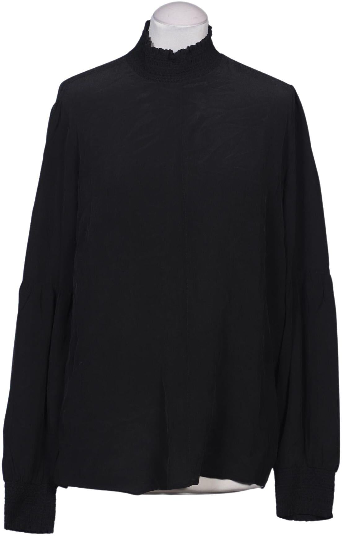 Mos Mosh Damen Bluse, Schwarz, Gr. M, Seide - Second Hand