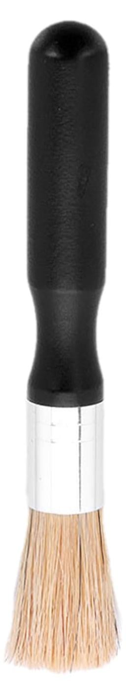 Dripio Reinigingsborstel voor portafilters en espressomachines, zwart, ergonomisch design