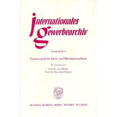 Partnerschaft für Klein- und Mittelunternehmen., Taschenbuch von , Duncker & Humblot, 978-3-428-07746-5