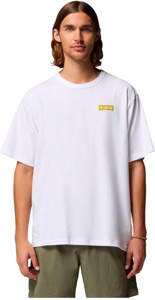 Columbia  - Heavyweight Iconic White Repeated - L - Tee-shirt