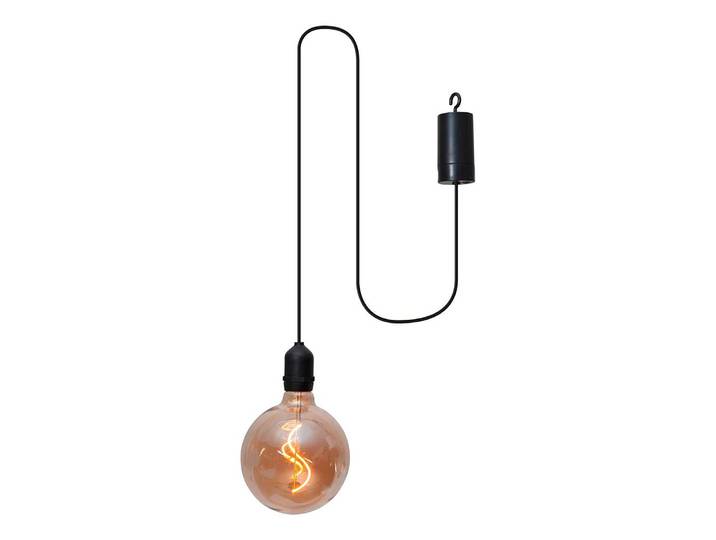 Plafonnier LED Vignanello Ø 13cm Noir/Orange