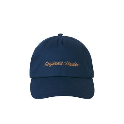Baseball Cap JACK & JONES "JACFRAME NORREBRO CAP NOOS", Herren, blau (ocean cavern), Web, Baumwolle, unifarben, Caps