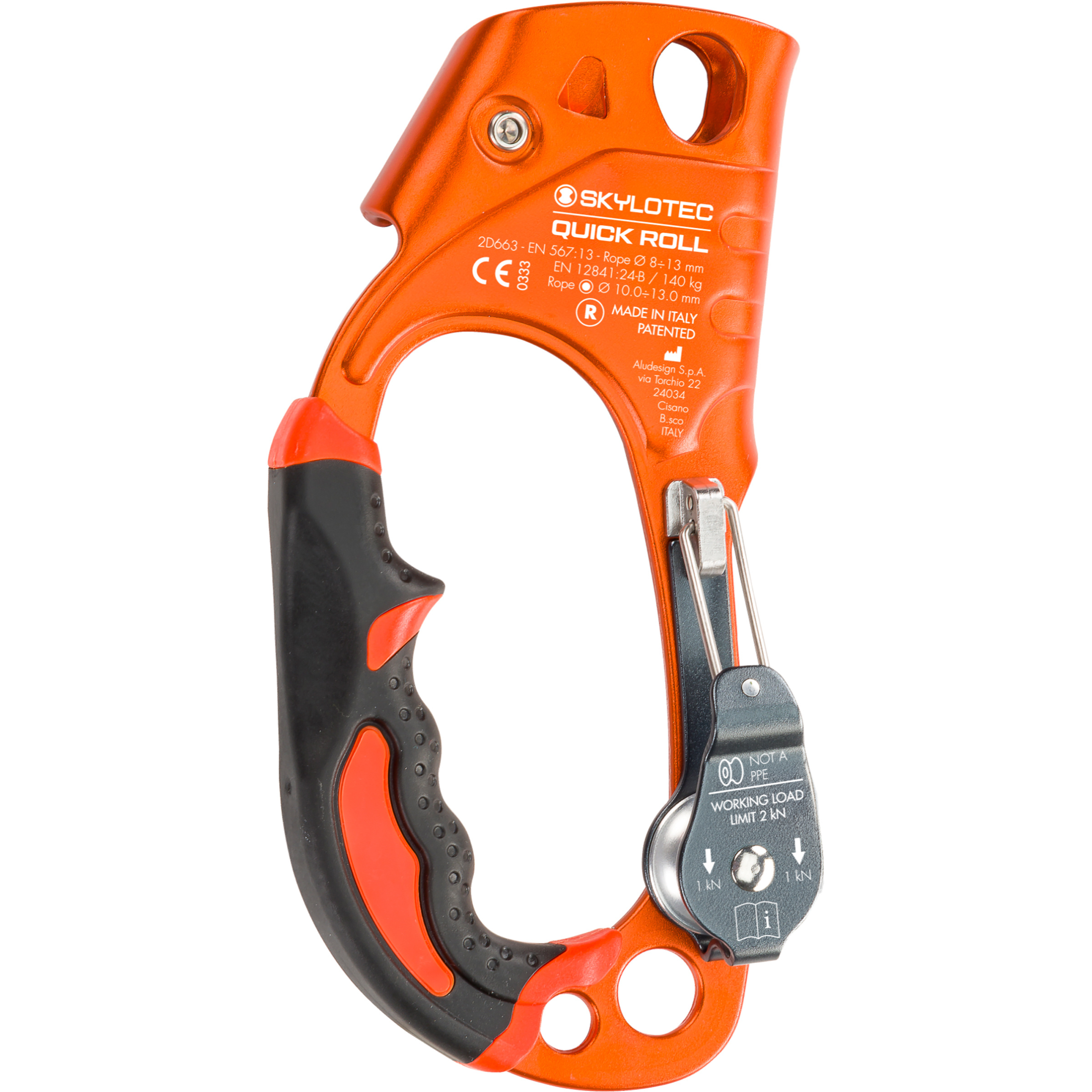 Skylotec Quick Roll Steigklemme Steigklemmen orange Größe RIGHT Alpinklettern | Expedition