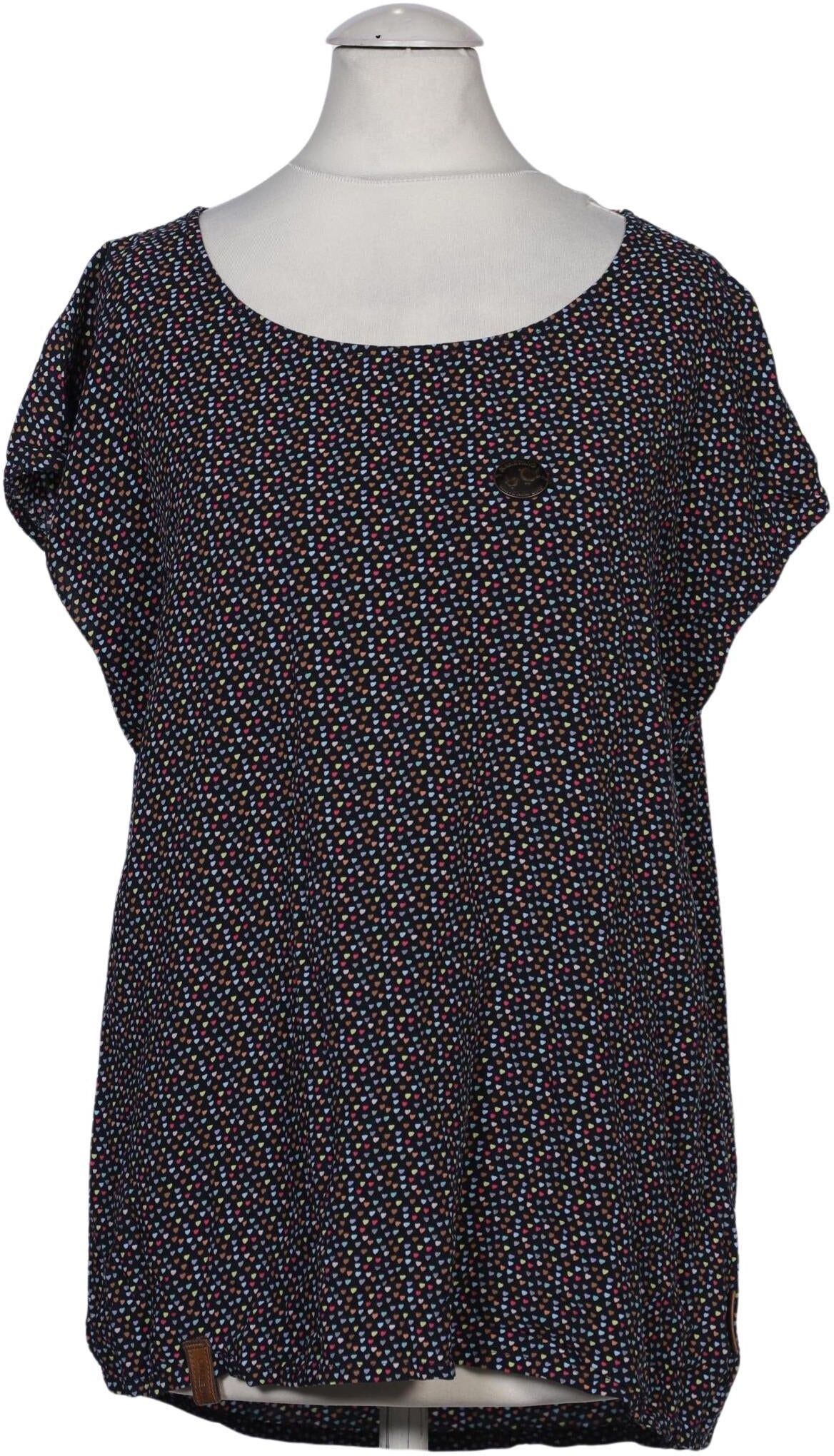 Naketano Damen Bluse, Marineblau, Gr. S, Viskose - Second Hand