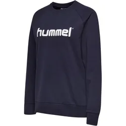 hummel GO Baumwoll Logo Sweatshirt Damen marine XXL