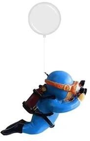 Inspire Select Floating Aquarium Ornament Decorative Fish Tank Diver Figurine For Home Aquariums & Tanks d