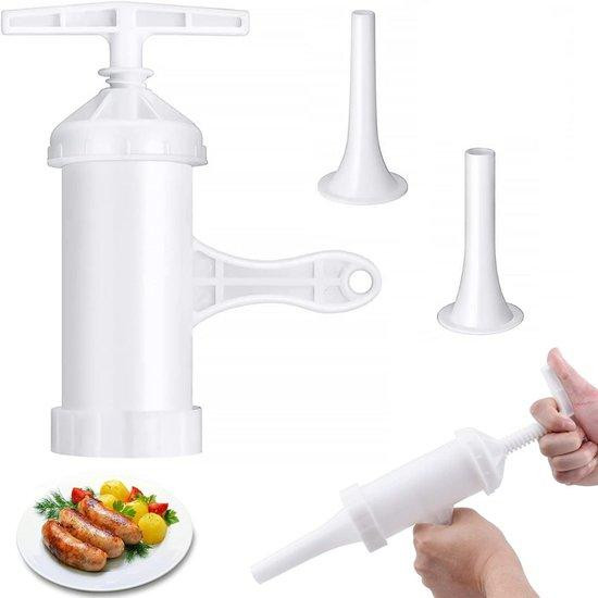 Witte plastic worstvulmachine