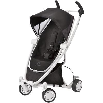 Quinny Zapp Xtra Folding Seat - (White Collection) - Black Irony