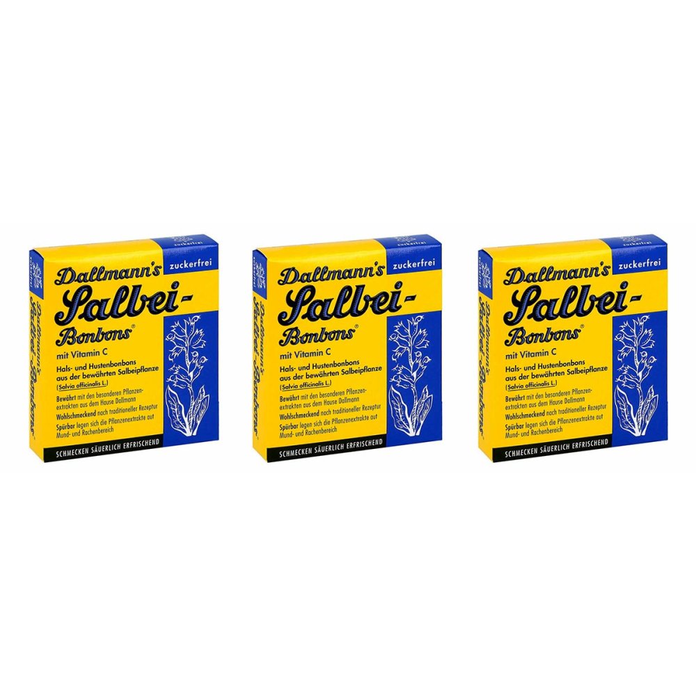 Dallmann's Pharma Candy GmbH Dallmann's Salbei Bonbons zuckerfrei 08106126