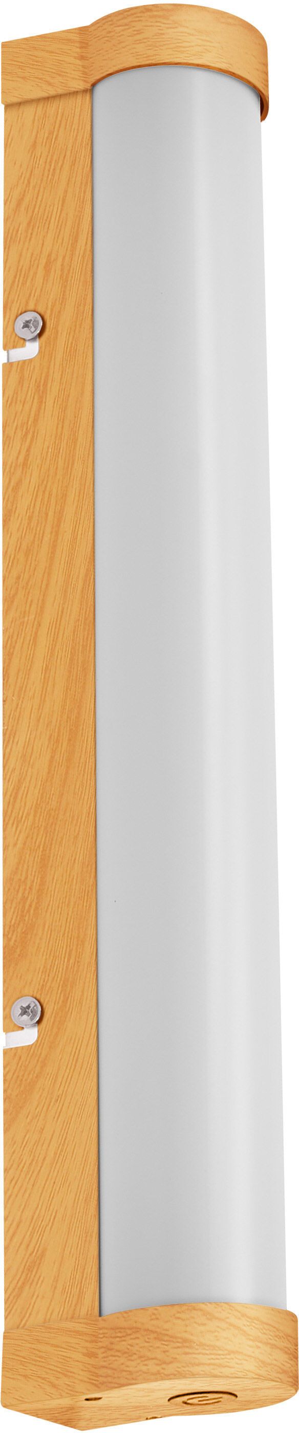 Ledvance Orbis Tube Frostglas 40 Cm, Cct-Klickbar, Dimmbar, Ip44, Holzoptik