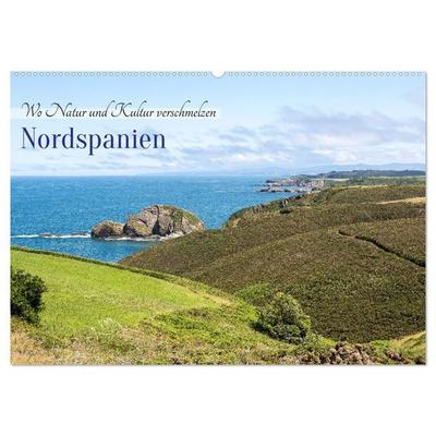 Nordspanien - wo Natur und Kultur verschmelzen (Wandkalender 2027 DIN A2 quer), CALVENDO Monatskalender