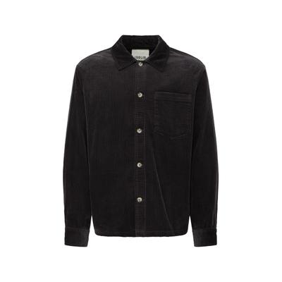 Langarmhemd SOLID "SOLID SDINGVI", Herren, Gr. L, US-Größen, schwarz (true schwarz), 100% Baumwolle, unifarben, normal, Hemden