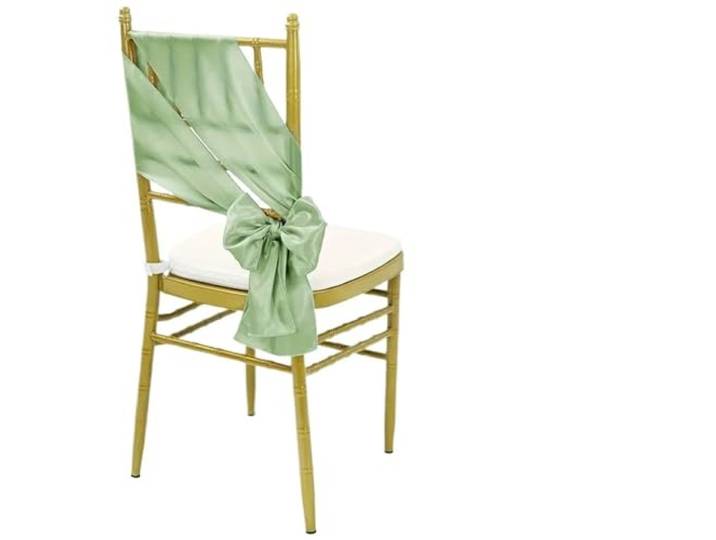 Stuhlschleifen für Hochzeiten 10/50 stücke Satin Stuhl Schärpen Bogen Hochzeit Knoten Band Krawatten for Party Event Hotel Bankett Liefert Hause Dekorationen(Green,50pcs)