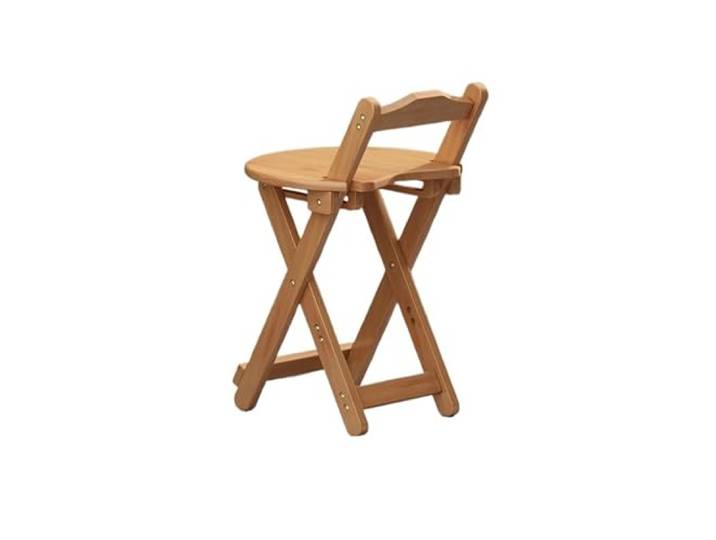 IUVYTA Tragbarer Barstuhl, Möbel, Milchteeladen, Kassierer Hoher Hocker, Wohnzimmer-Rücken-Esszimmerstuhl, einfacher Klapphocker(Original color-45cm)