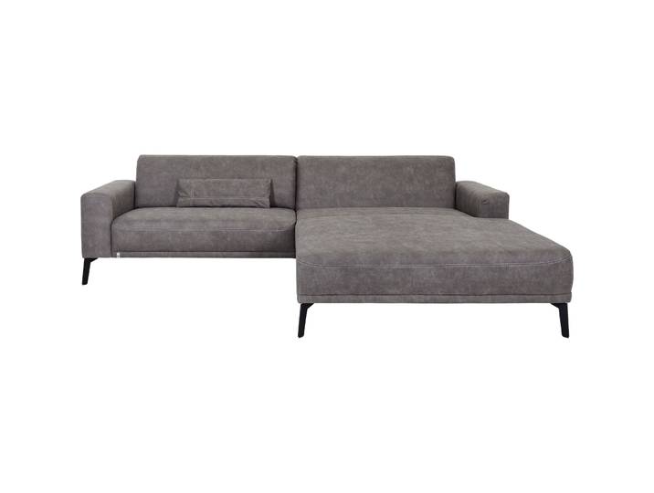 Ecksofa Simona Stoff Grau B 285 T 190 cm