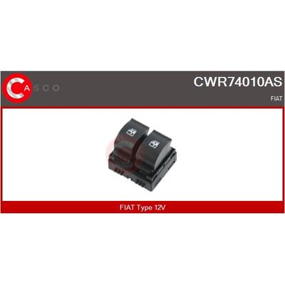 CASCO Schalter, Fensterheber cwr74010as fahrerseitig für Fiat