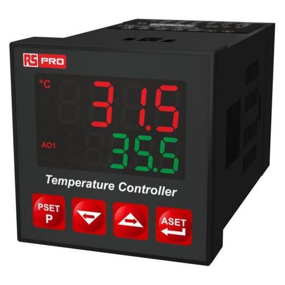 RS PRO PID Temperaturregler Tafelmontage, 3 x Relais, Halbleiterrelais Ausgang/ TC, RTD Eingang, 230 (2228145)